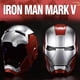 thumbnail image 1 of Casco eléctrico con control de voz Iron Man Mk5, escala 1/1, con ojos LED, máscara de metal, modelo de estatua, juguetes para niños y adultos, regalo de cumpleaños, 1 of 5