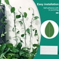 thumbnail image 4 of Abrazaderas autoadhesivas Abrazaderas de la hoja Forma de la pared Lámparas de escalada de la pared Interior Outdoor Flower Transter Holders Organizador de cables 10 piezas AweSitey HA028548-00, 4 of 7