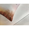 thumbnail image 4 of Ambesonne Fantasy Quilted Bedspread Set 3 Pcs, Butterflies Trees Sky, King Size, Pale Pink Orange, 4 of 5