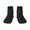 3 Black, variant on Constellation Pattern Quarter Crew Socks,Toe Seamed Ankle Socks,Cotton Cushioned Breathable Athletic Crew Sports Socks