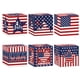 thumbnail image 2 of 12 Cajas de Dulces con Banderas Patrióticas | Bolsas de Papel Reciclables para Regalos de Cumpleaños, Día de Los Veteranos, Independencia y Jubilación | Cajas de Dulces con Temática de Ee. Uu. En Roj, 2 of 6