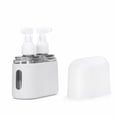 thumbnail image 3 of Kieccall Travel-sized Travel-sized Transparent Plastic Spray Bottle For Shampoo And Conditioner Portable Set Mini Shampoo Dispenser Portable Travel Bottle Set, 3 of 7