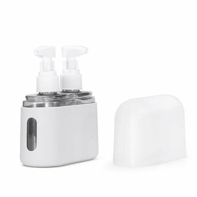 Kieccall Travel-sized Travel-sized Transparent Plastic Spray Bottle For Shampoo And Conditioner Portable Set Mini Shampoo Dispenser Portable Travel Bottle Set