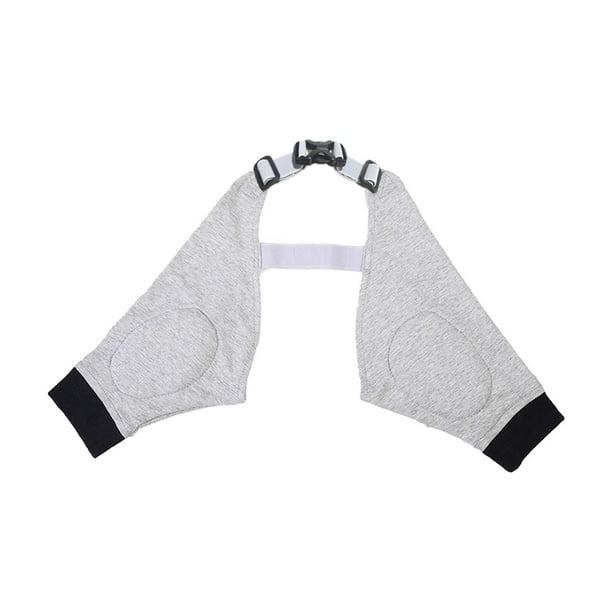 Rodilleras para perros greenhouseuuk Protector de codo para perros Rodillera suave para perros Cura heridas Gris