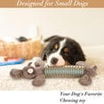 thumbnail image 5 of Pet Supplies Dog Toys for Small and Medium Dog Biting Toys Pet Plush Rubber Toys for Teething, Durable Dog Chew Toys, Brown, 5 of 5