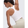 thumbnail image 5 of CRZ YOGA Butterluxe Crop Yoga Tank Tops for Women Workout Athletic Casual Tight Racerback Sleeveless Shirts, 5 of 6