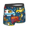 thumbnail image 3 of Disketp Vehicles Cartoon With Funny Drivers Men'S Boxer Briefs,Soft And Breathable Cotton Underwear With Comfortflex Waistband, 3 of 9