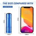 thumbnail image 2 of Uv Flashlight 2-piece 9 Led Black Light Detector (black+blue) Handheld Portable Black Light Flashlight Mini Flashlight Pet Urine Detector For Dry Stai, 2 of 5