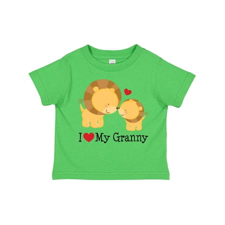 

Inktastic I Love My Granny Gift Toddler Boy or Toddler Girl T-Shirt
