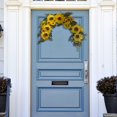 thumbnail image 3 of Living Room Home Decoration Simulation Wreath Garden Door Head Decoration Sunflower Wreath, 3 of 6
