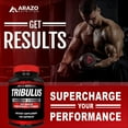 Tribulus Terrestris Extract Powder Testosterone Booster with Estrogen Blocker Arazo