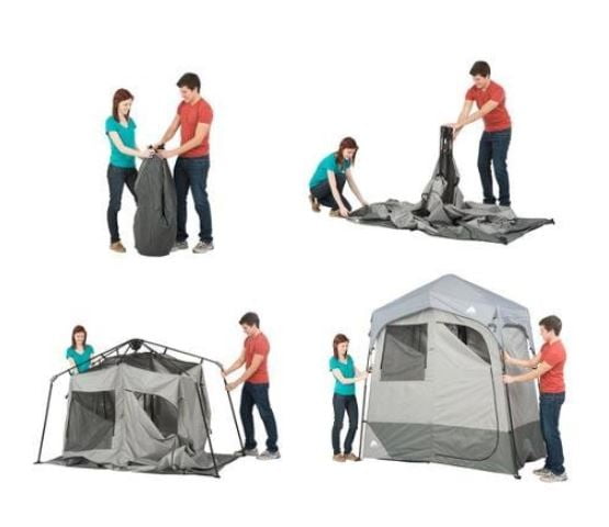 Camping Instant Shower Utility Shelter Outdoor Hike Privacy Tent Changing 2 Room 