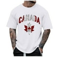 thumbnail image 1 of Xdzjlr T-Shirt Homme Vintage Usé Impression Partielle Col Rond Manche Courte Haut Respirant T-Shirts pour Homme,G5, 1 of 4