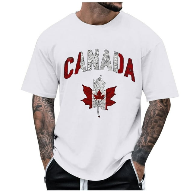 Xdzjlr Chemises pour Hommes Été Vintage Usé Impression Partielle Col Rond Manches Courtes Haut Mode Chemise pour Homme,G4