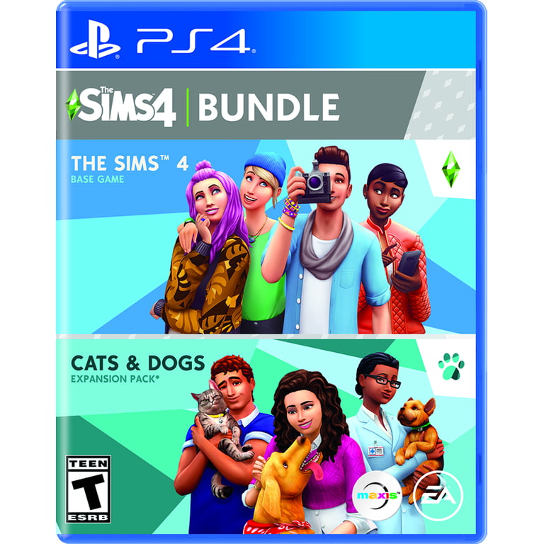 The Sims 4: Cats & Dogs Bundle PlayStation 4 - Walmart.com