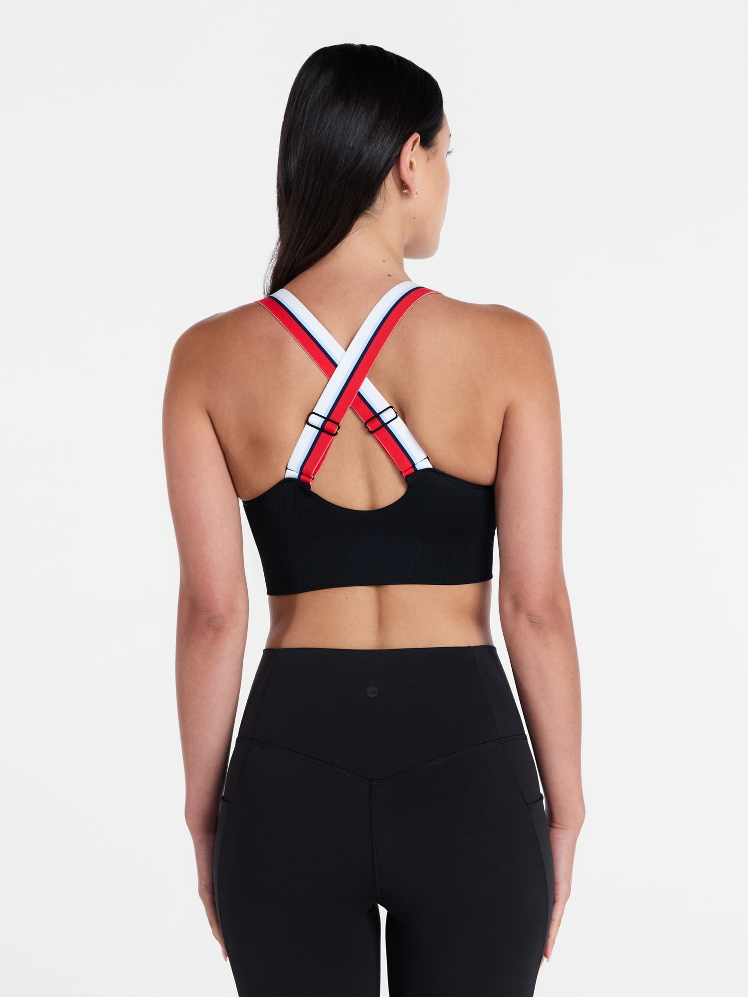 Penn Women's Seamless Adjustable Zip Front Sports Bra, Sizes S-XL