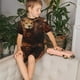 thumbnail image 4 of Balery Cool Fire Lion Conjunto de Pijama Infantil de Manga Corta con Estampado – Ropa de Dormir de Algodón Suave-XX-Large, 4 of 6