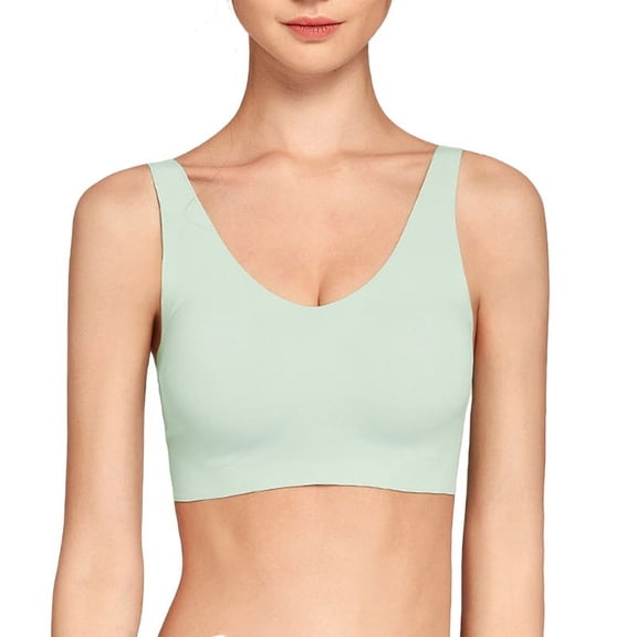 Women Comfortable Bras, Seamless Wire Free Everyday Bras, Soft and Light Basic Bras for Women