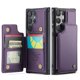 thumbnail image 1 of Funda para Samsung Galaxy S23 Ultra con tarjetero, funda tipo cartera para hombre y mujer con bloqueo RFID, funda de piel resistente con soporte y cierre magnético, a prueba de golpes, 1 of 10