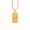 Aquarius, variant on Zodiac Necklace for Women Pendant Stainless Steel Gold Plated Square 12 Constellation Horoscope Sign Gift Astrology Dainty Lucky Minimalist Personalized Gift Jewelry Capricorn