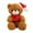 Brown, variant on Christmas Teddy Bear Stuffed Animal Plush Toy, Adorable Soft Teddy Bear, Stuffed Animal Holiday Toys with Hat and Scarf Christmas Accessories – A Perfect Toy Gift for Kids 8 Inches