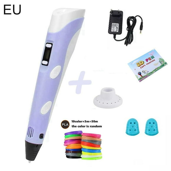 3D pen kids creative 3d drawing printing pen with pla filament kids toys christmas birthday gift