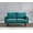 blue-green, variant on US Pride Furniture Tufted Cushion Back 57.5 Wide Loveseat-Black