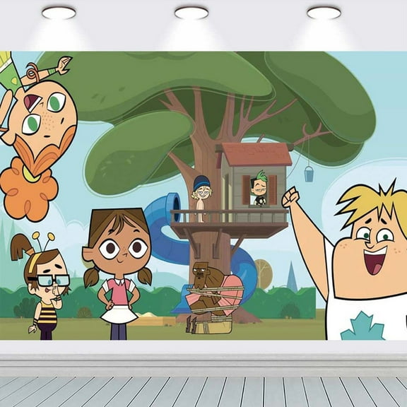 Total Drama Island Party Supplies Taspestry Poster Banner Backdrop Background Wall Decor