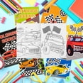 thumbnail image 4 of Libros para colorear JAPBOR Race Car Party Kids, 24 unidades con 6 tapas, 4 of 7