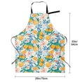 thumbnail image 2 of Cauagu Colorful Fruits Aprons with Pockets,Waterproof Apron for Women,Kitchen Cooking Apron Adjustable Bib Aprons Chef Apron for Cooking,Drawing,Crafting, 2 of 8