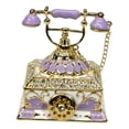 thumbnail image 2 of Organizador de joyas, regalo de gran capacidad, escultura de aleación para horquillas para el cabello, regalo para hija Púrpura, 2 of 9