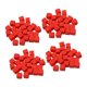 thumbnail image 1 of 100 piezas bloques de madera juguete de aprendizaje de matemáticas juguete de madera enseñanza apilador de color Rojo Zulema bloques de construcción, 1 of 8
