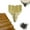 Gold, variant on 100PCS Stair Dust Corners for Wooden Steps,Antique Dust Corners for Stairs,Stair Dust Corners for Wooden Steps, Stair Corner Dust Guards, 1.7"X1.7"X0.4" with Mounting Screws (Color : Bronze)