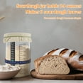 thumbnail image 3 of Vensio -900ml Sourdough Starter Jar Kit with Scale and Feeding Band, Large Capacity Glass Fermentation Jar with Stainless Steel Lid and Spatula, Reusable 5Pcs Set, 3 of 8