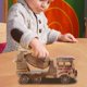 thumbnail image 1 of Modelo de coche de juguete, mezclador de hormigón de madera para niños, vehículos de ingeniería de madera, juguete para niños, eficiencia óptima, 1 of 9
