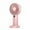 Pink, variant on Handheld Portable Fan [15H Max Coolin-g Time] Hand Fan, 3600mAh USB Rechargeable Fan, Battery Operated Small Fan With 4 Speeds