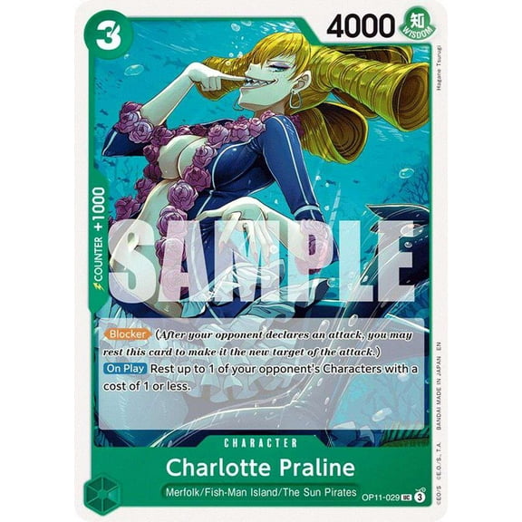 One Piece A Fist of Divine Speed Uncommon Charlotte Praline OP11-029