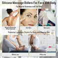 thumbnail image 3 of Muscle Roller Stick, Silicone Handheld Manual Cellulite Massager Fascia Roller for Relief Muscles Neck Arm Leg Back, Portable Body Roller Deep Tissue Massage Stick Tools, 3 of 7
