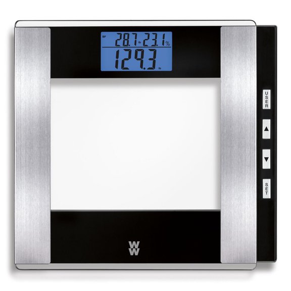 Pèse-personne Weight Watchers à IMC en verre