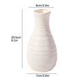 thumbnail image 3 of Plastic Vases for Flowers Shatterproof Vase Imitation Ceramic Flower Pot Plastic Vases for Decoration Milky White Home Decor Plastic Vases Bulk Plastic Vase, 3 of 7
