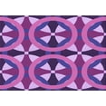thumbnail image 1 of Ahgly Company Machine Washable Indoor Rectangle Transitional Dark Magenta Purple Area Rugs, 8' x 12', 1 of 7
