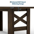 thumbnail image 4 of Dining Table for 6-8, 71" Long Kitchen Table with Sturdy Frame & Triangular Legs,  Thick Tabletop, Strong Base for Apartment, Kitchen, 4 of 22