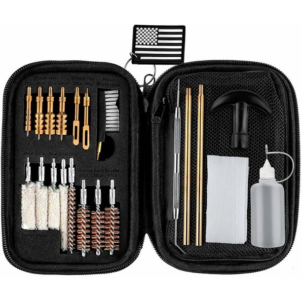 KLOLA Gun Cleaning Kit Handgun Clean Kit for .22 .357/.38/9mm .40 .45