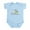 Sky Blue, variant on CafePress - Stork Baby Ukraine USA Infant Bodysuit - Baby Light Bodysuit, Size Newborn - 24 Months