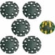 thumbnail image 1 of Paquete de 5 soportes de caña de bambú para Wigwam con 12 orificios para plantas trepadoras de jardín, frijoles, guisantes, guisantes de olor, tomates y pepinos, 1 of 5