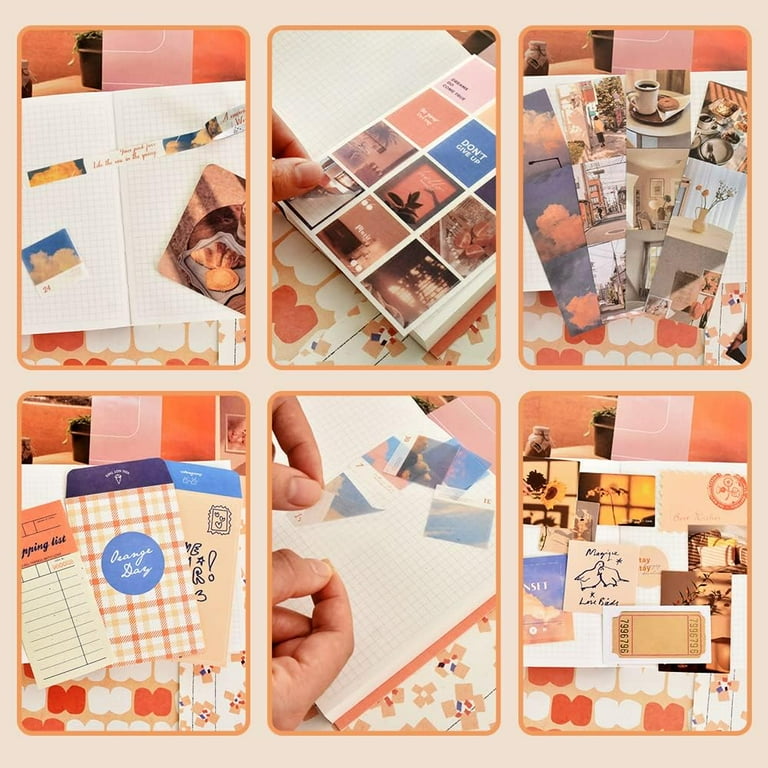 280Pcs Aesthetic Scapbook Supplies Kit, Vintage Bullet Junk