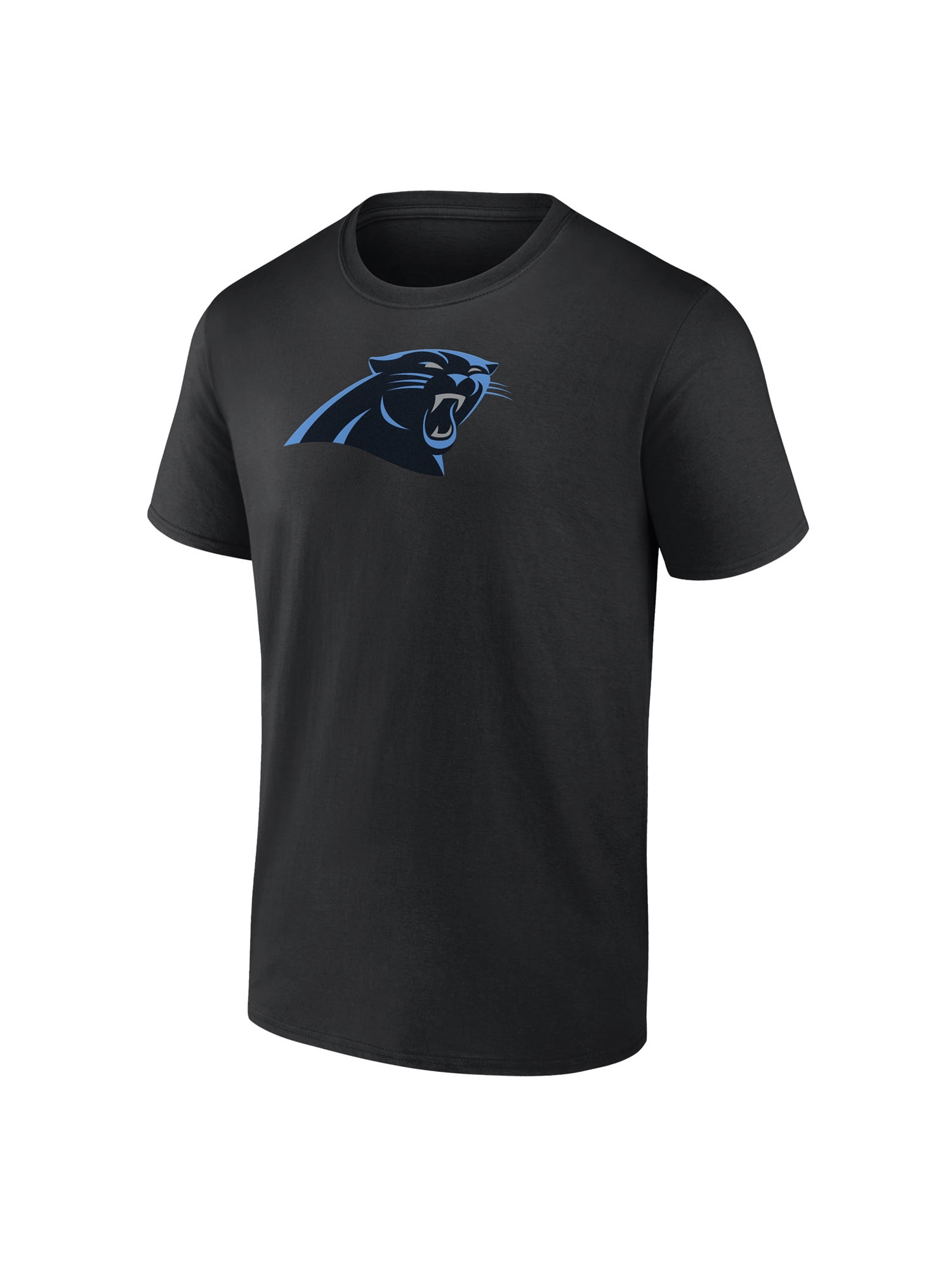 NFL Carolina Panthers Men's Cotton Black Short Sleeve T-Shirt