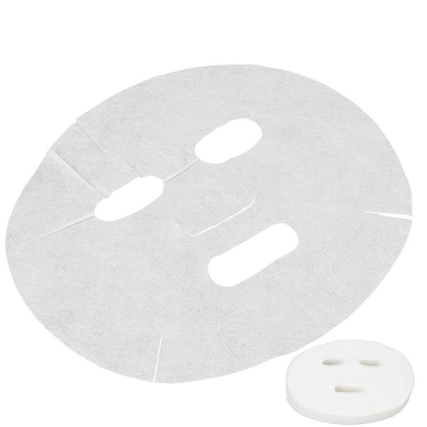 Papel De Fibra Para La Piel SPA, Papel Ligero De Mascarilla Facial Desechable De Compresa Húmeda De 100 Piezas Para Viajes En El Hogar
