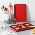 thumbnail image 6 of Martha Stewart Everyday 6 Piece Carbon Steel Bakeware and Cookie Cutter Set in Red, 6 of 6