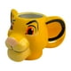 thumbnail image 2 of Taza de Cerámica Diseño Esculpido en 3D, Cabeza Simba, Colección Rey León de Disney, Tarro para Bebidas Calientes, Capacidad 591 ml, Color Amarillo, 2 of 7